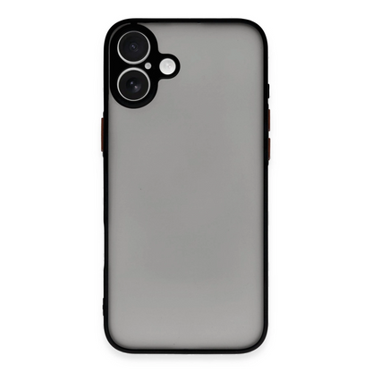 İphone 16 Plus Kılıf Montreal Silikon Kapak - Siyah