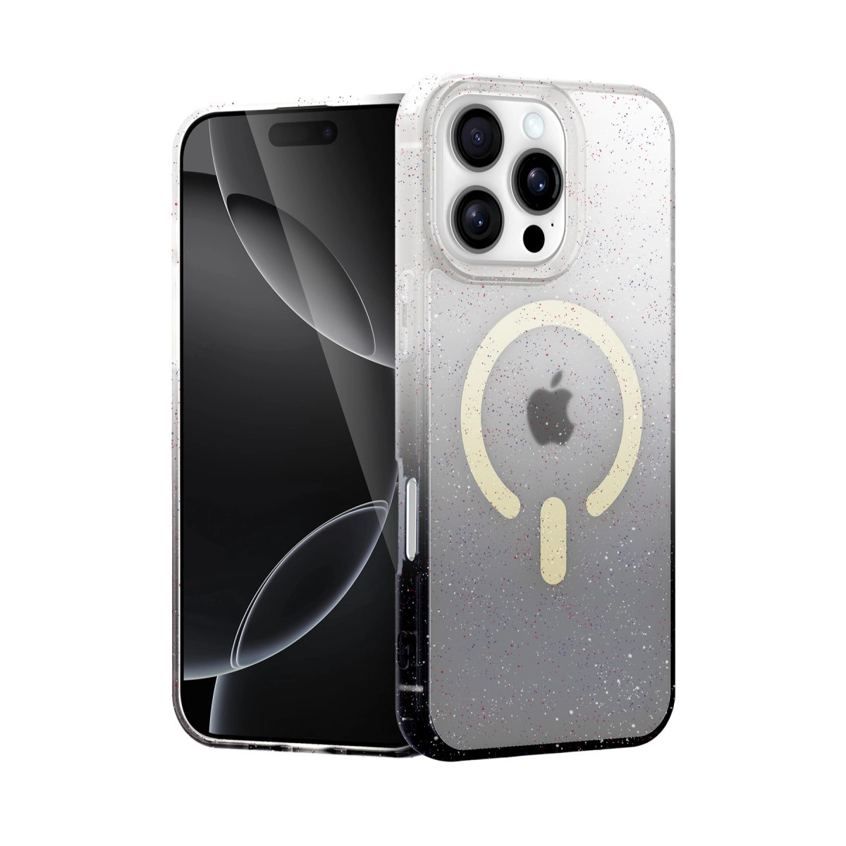 İphone 16 Pro Pummel Shiny Magsafe Kapak - Siyah