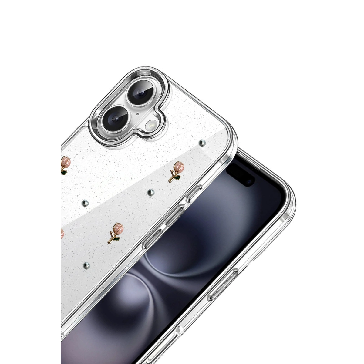 İphone 17 Fiyonk Desenli Kapak - Desen 6