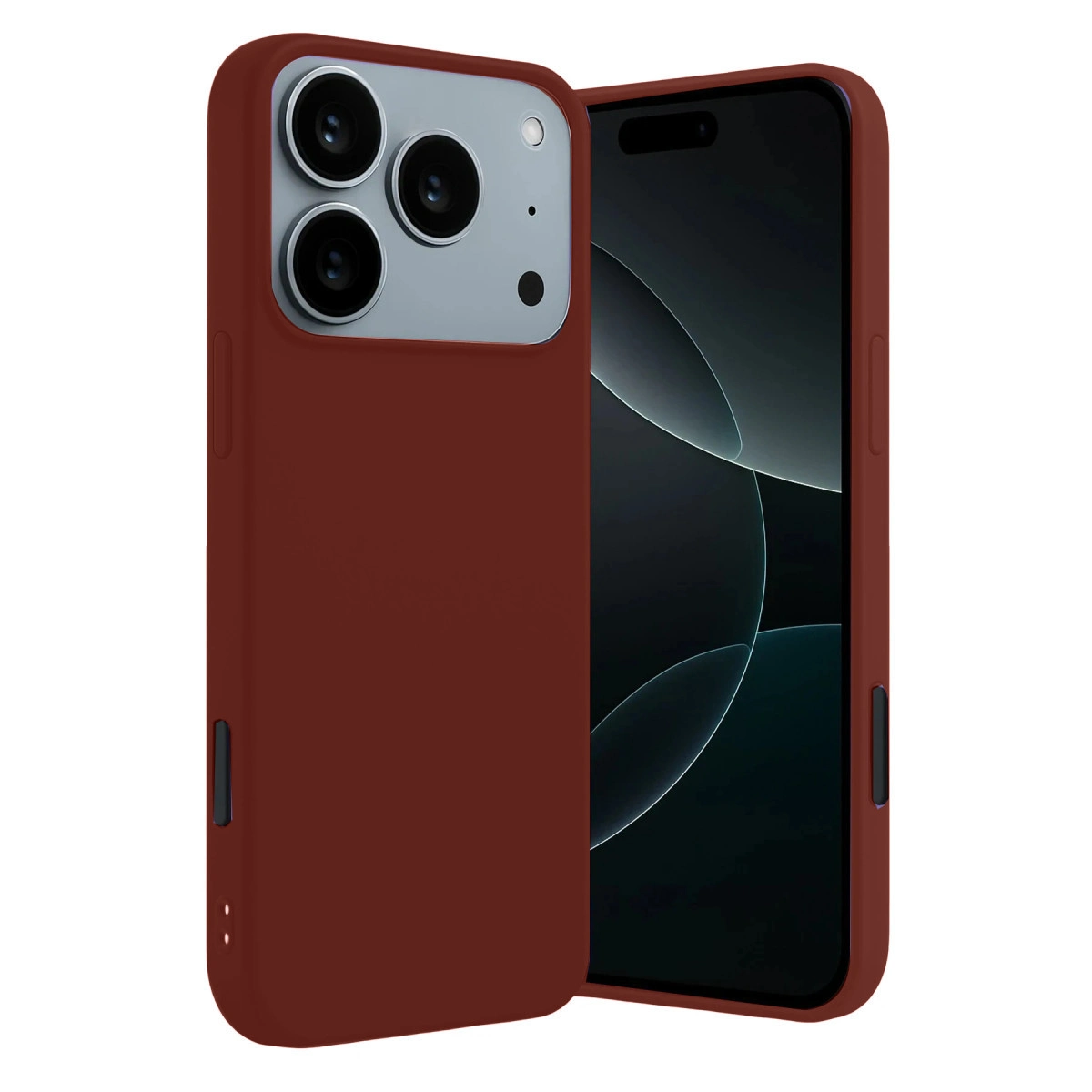 İphone 17 Pro Max First Silikon - Bordo