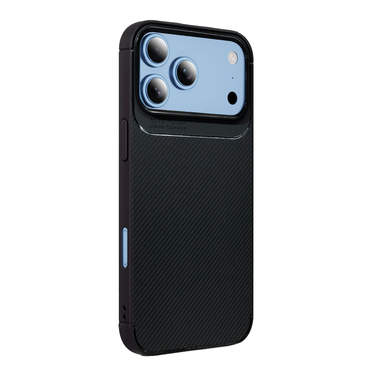 İphone 18 Pro Auto Focus Karbon Kapak - Siyah