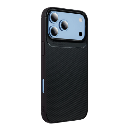 İphone 18 Pro Auto Focus Karbon Kapak - Siyah