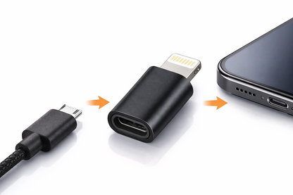 İphone X Uyumlu Android Micro Usb Şarj Kablosunu İphone Lightning E Çevirici
