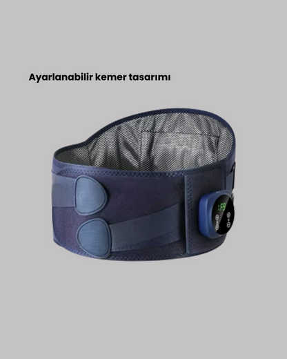 Dijital Ekranlı Isıtmalı Masaj Kemeri Bel Çevresi 100 Cm Altı İçin Uygun
