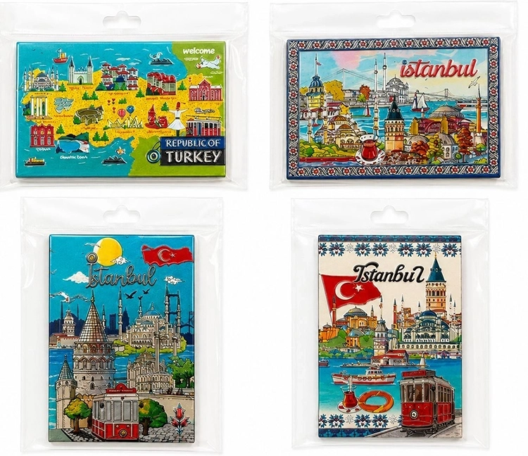 İstanbul Temalı Silikon Buzdolapı Süsü Magnet Alk5815
