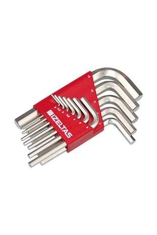 İzeltaş 4901003112 Allen Anahtar Takımı Sae 12'li Set