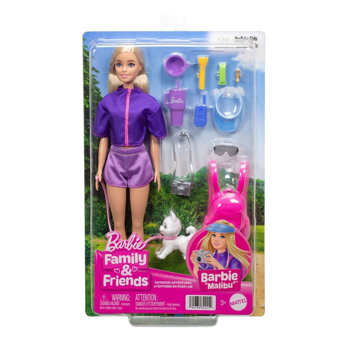 JJV59 Barbie Malibu Bebek ve Aksesuarları