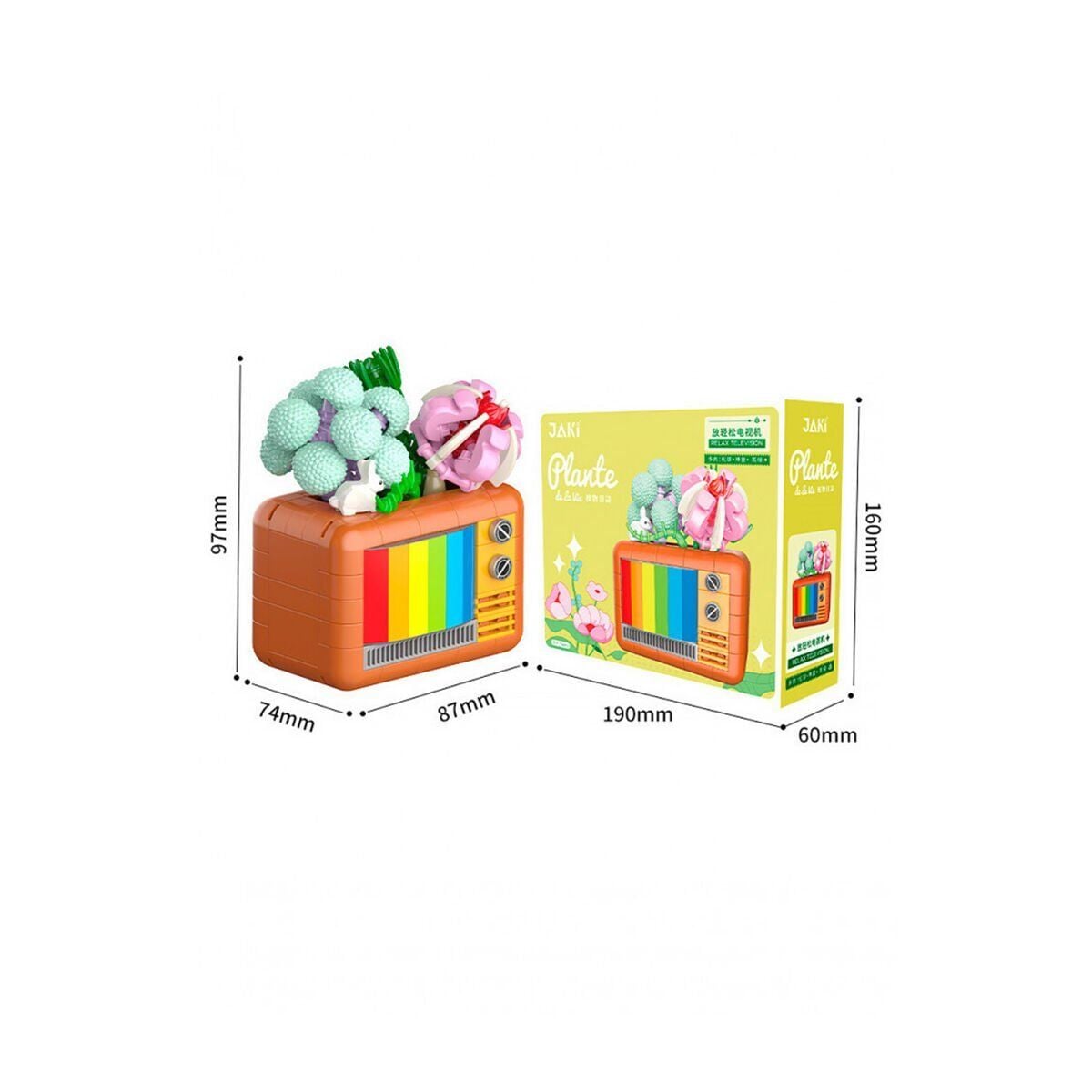 JK2716 Jaki Televizyon Model 207 Parça Block Oyuncak