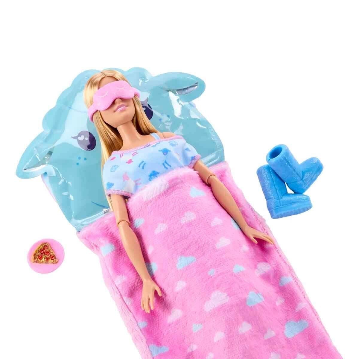JMR88 Barbie Sleepover Reveal - Mavi Pijamalı
