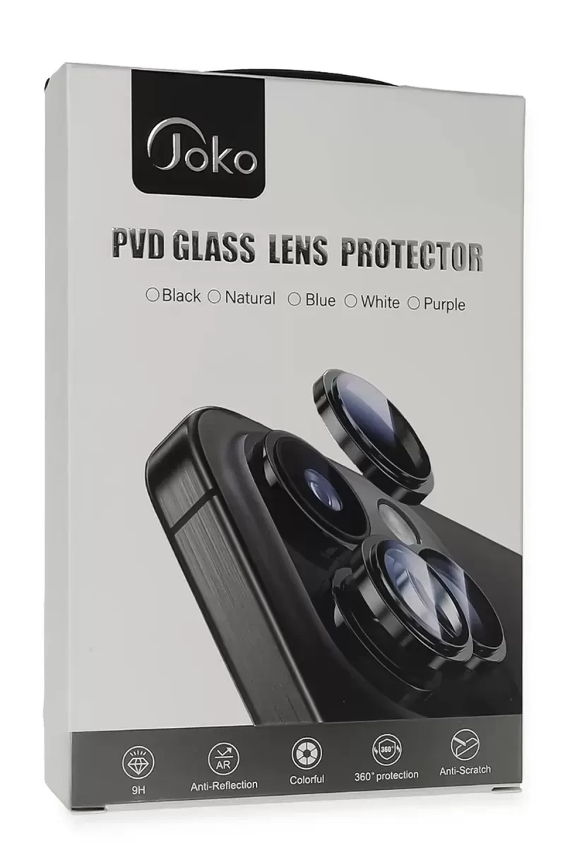 Joko Apple İphone 13 Pvd Metal Kamera Lens - Siyah