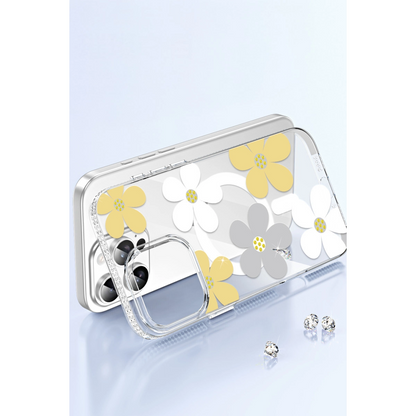 Joko Apple İphone 15 Pro Max Floral Magsafe Kapak - Sarı