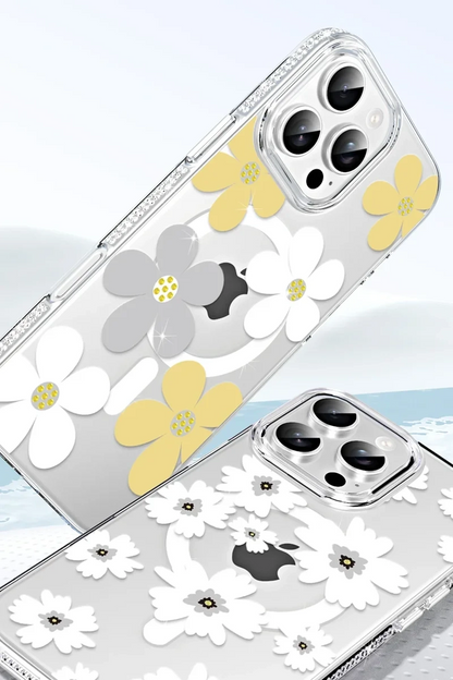 Joko Apple İphone 16 Floral Magsafe Kapak - Pembe