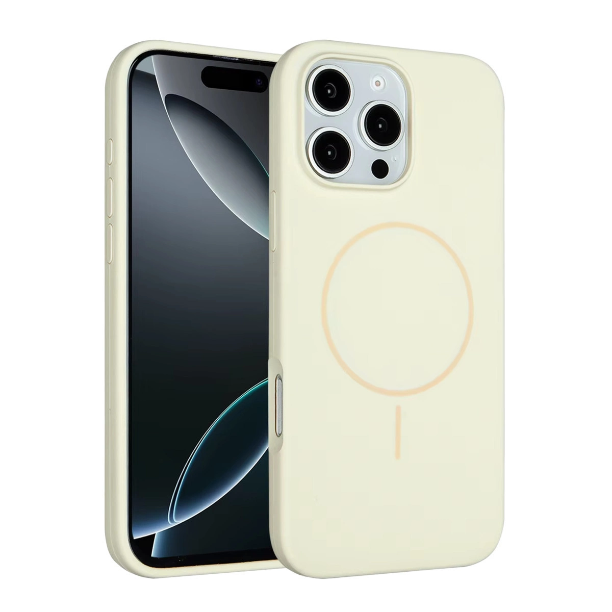 Joko İphone 16 Pro Kılıf Jully Magsafe Kapak - Bej