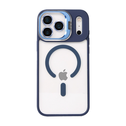 Joko Apple İphone 17 Pro Max Remim Lensli Magsafe Standlı Kapak - Lacivert