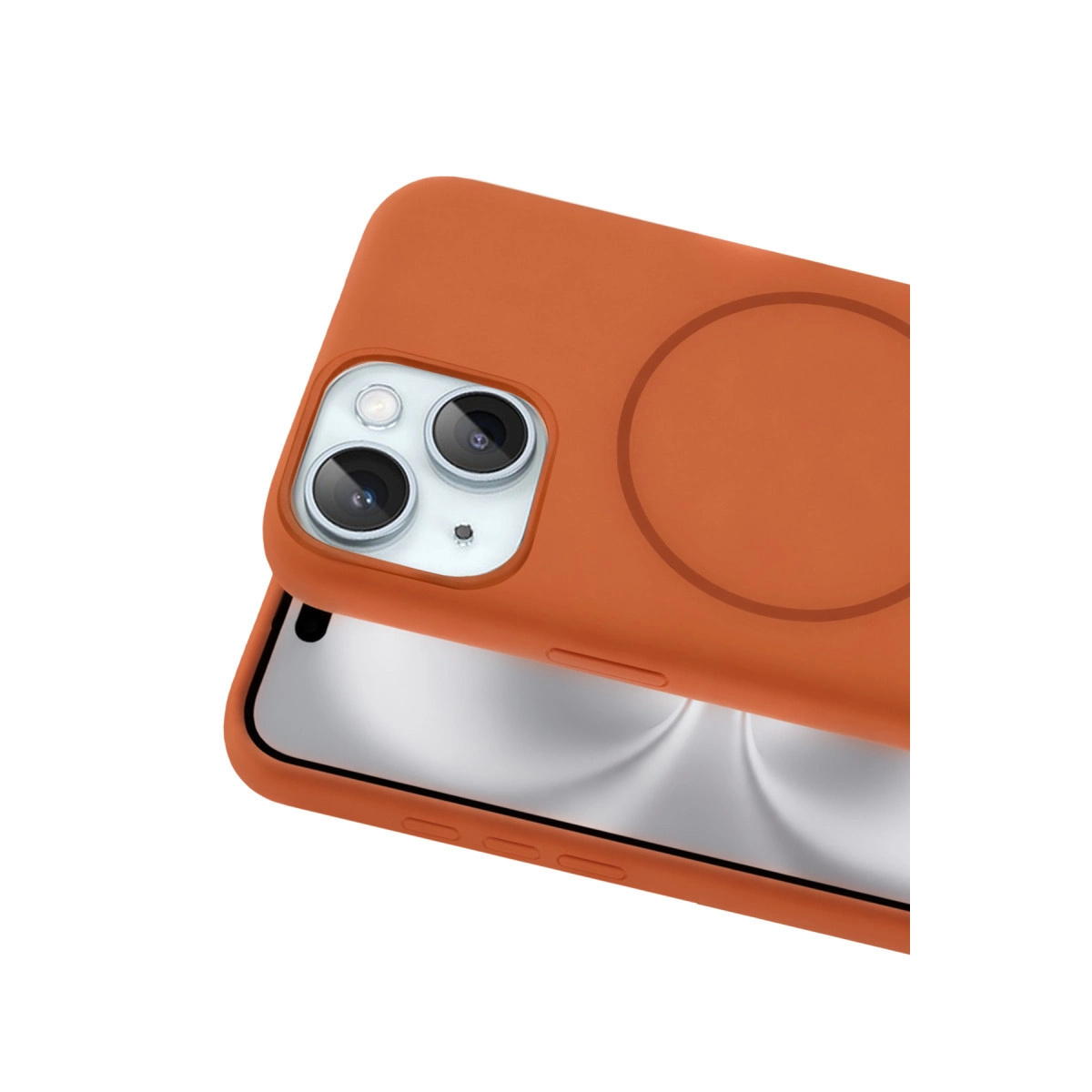 Joko İphone 14 Kılıf Jully Magsafe Kapak - Turuncu