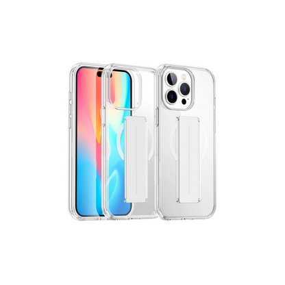 Joko İphone 15 Pro Max Kılıf Alfa Magsafe Standlı Kapak - Şeffaf
