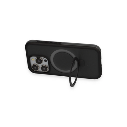 Joko İphone 15 Pro Max Zorda Airbag Magsafe Standlı Kapak - Siyah