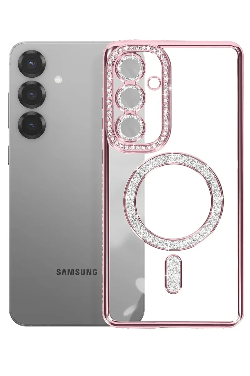 Joko Samsung Galaxy S26 Joke Simli Magneticsafe Kılıf - Pembe