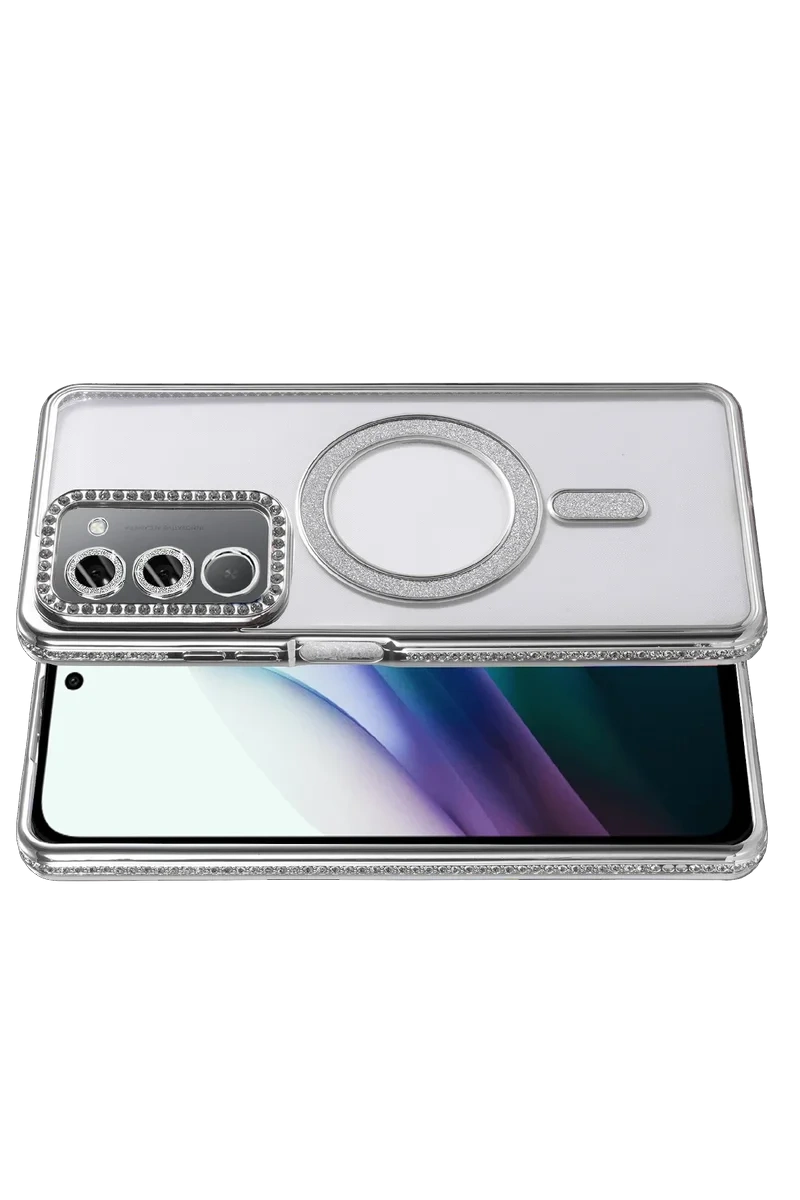 Joko Xiaomi Redmi 15 4g Joke Simli Magneticsafe Kılıf - Gümüş