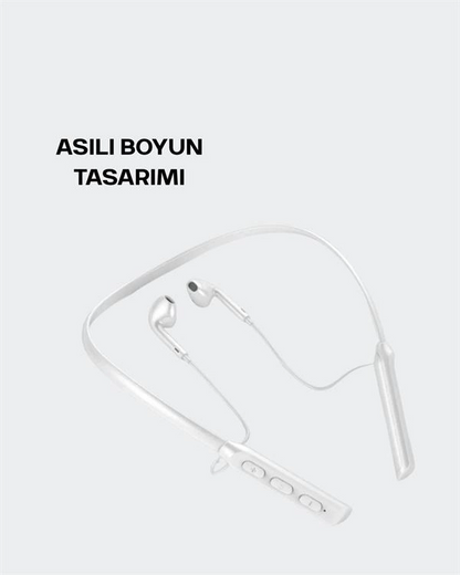 Kablosuz Bluetooth Kulaklık – Boyun Askılı, 100 Saat Pil Ömrü