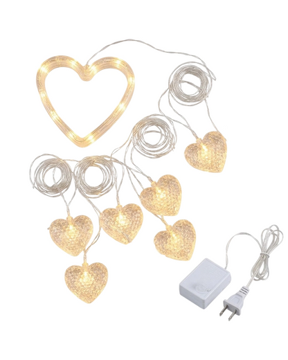 Kalp Şeklinde Led Neon Işık Dekoratif Romantik Oda Ve Duvar Lambası