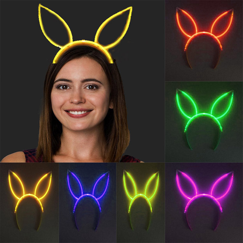 Karanlıkta Yanan Fosforlu Glow Taç 6 Renk 6 Adet (5643)