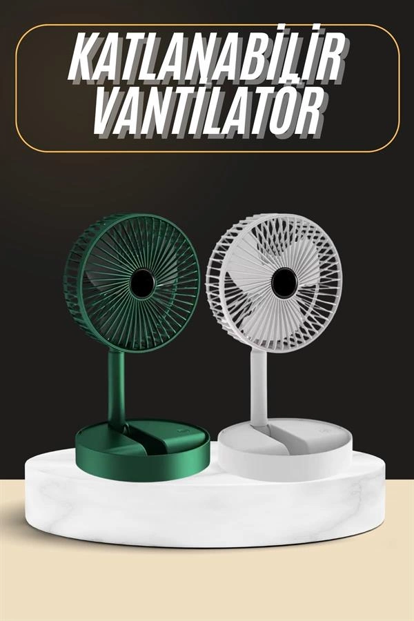 Katlanabilir Usb Şarjlı Masaüstü Soğutucu Mini Fan Telefon Tutucu Yeni Nesil