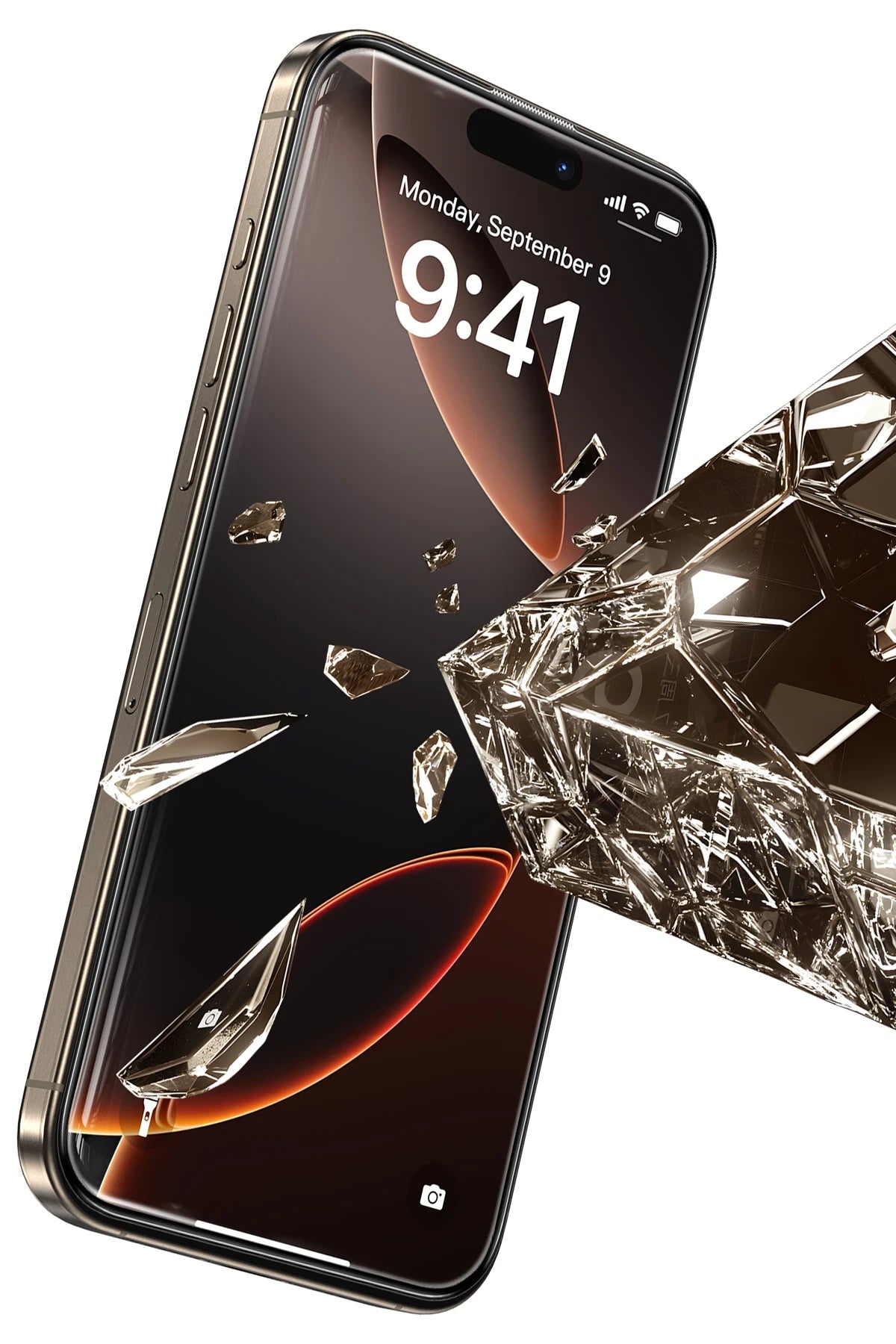 Keephone Apple iPhone 16 Plus UltraCurve HD 3D Cam Ekran Koruyucu - Siyah