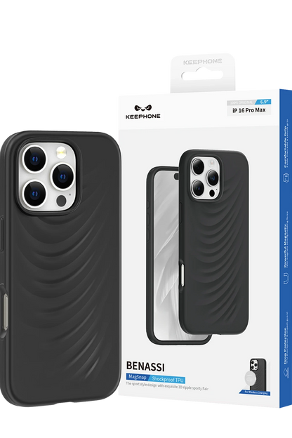 Keephone Apple iPhone 16 Pro Benassi Magsafe Kılıf - Siyah