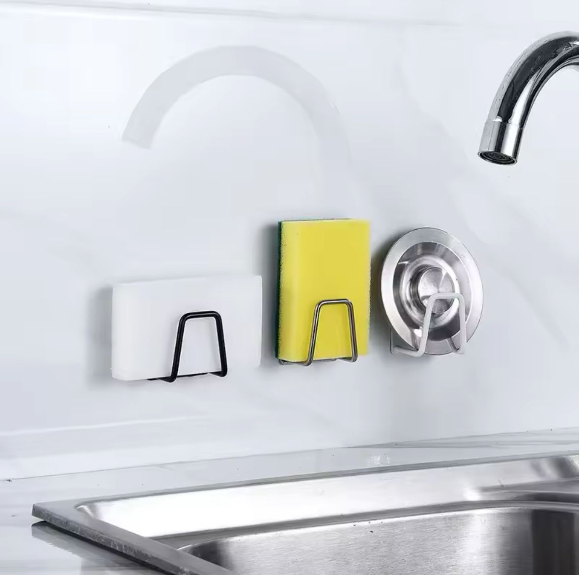 Kendinden Yapışkanlı Çelik Drenaj Rafı, Askı