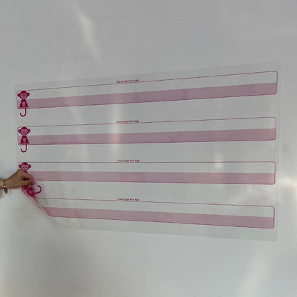Kılavuz Çizgili Akıllı Kağıt Yazı Tahtası Duvarda İz Bırakmaz Statik Yeni Müfredata Uygun 100x56cm (5643)