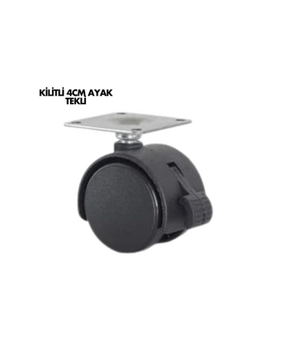Kilitli 4cm Ayak Tekli