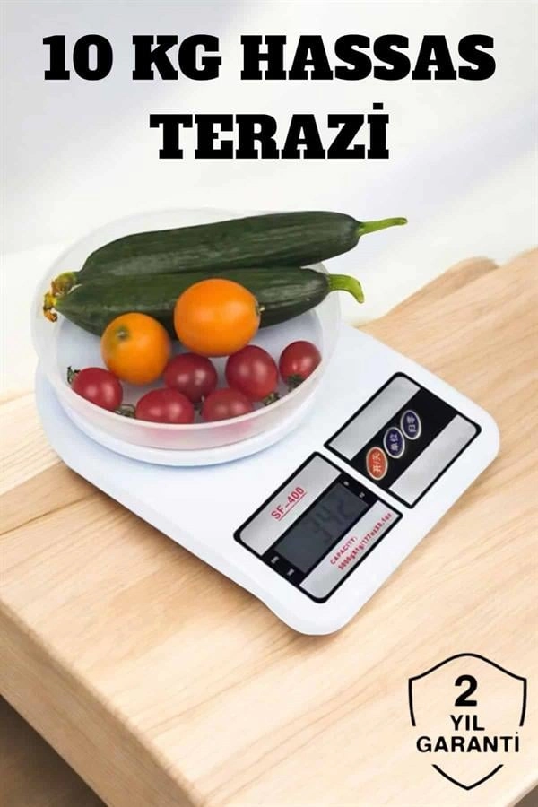 Kompakt Tasarım Ve Tek Tuşla Sıfırlama Özelliğiyle Kullanımı Kolay Mutfak Tartısı