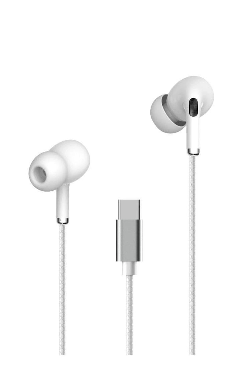 Konfulon INA16 Type-C Kablolu Kulak İçi Kulaklık - Beyaz