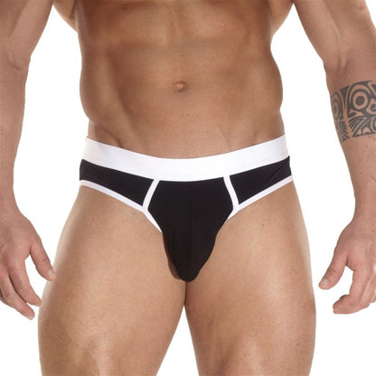 Kontras Biyeli Erkek Slip - Renkli / XS