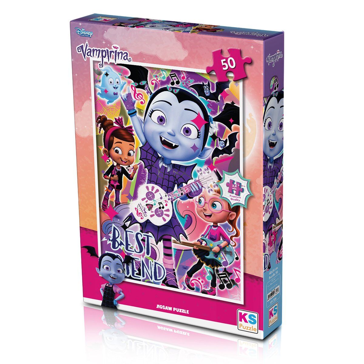 VP709 Vampirina 50 Parça Çuk Puzzle -KS Puzzle