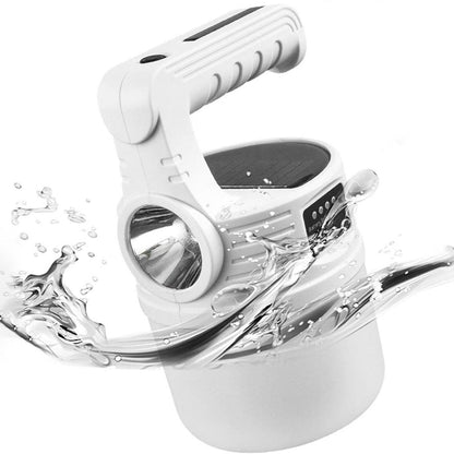 LED Güneş Enerjili Kamp Lambası–2000 Lümen Süper Parlak, 5 Aydınlatma Modlu,USB ile Şarj Edilebilir Dış Mekan,Asılabilir Torch El Feneri (5643)