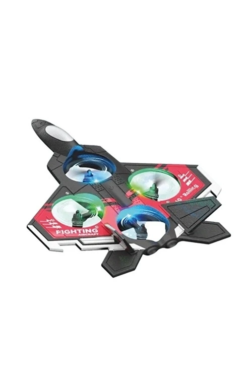 Led Işıklı Oyuncak Drone Fighter Jet Tasarımlı Uzaktan Kumandalı Uçak