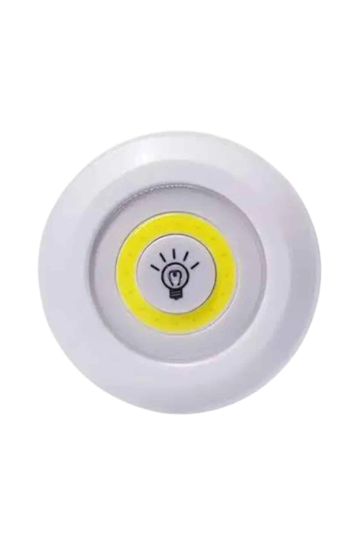 Led Lamba 3'lü Uzaktan Kumandalı Yapışkanlı