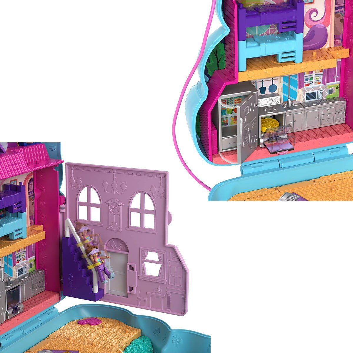 GKJ63 Polly Pket Çanta Olabilen Micro Oyun Setleri / +4 yaş