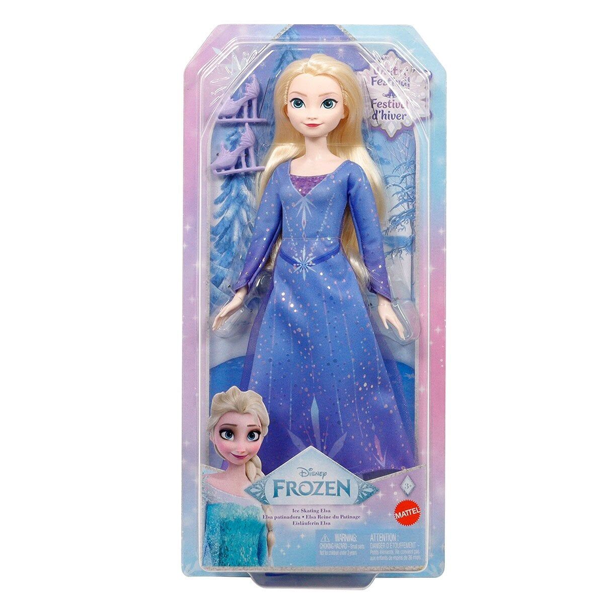 JBG53 Disney Karlar Ülkesi Buz Pateni Temalı Elsa Bebek