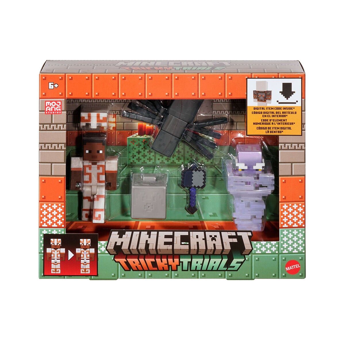 JKK15 HLB21 Minecraft 3lü Aksiyon Figür Seti 8 cm