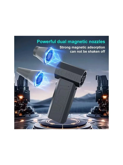 Mega Turbo Üfleyici Elektrikli Şiddetli Fan Hava Kompresör 130.000RPM Mangal Barbekü Fanı (5643)