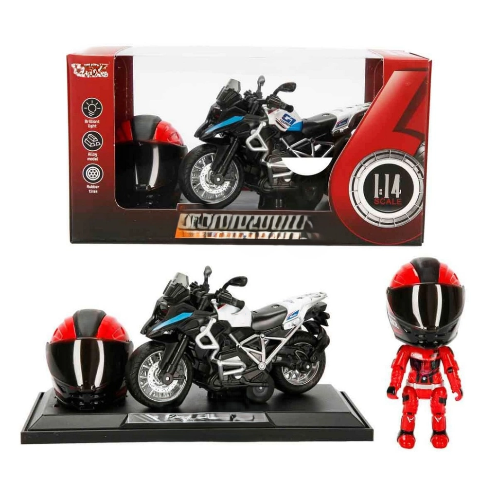 1:14 Sesli ve Işıklı Çek Bırak Motosiklet