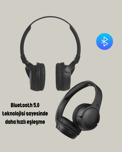 3.2 cm Sürücülü Ergonomik Kablosuz Kulaklık