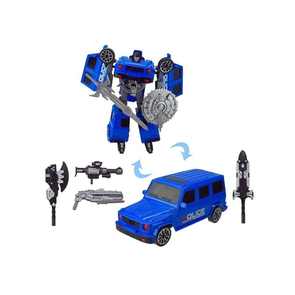 5039 -YFN-ROBOT TRANSFORMER POLICE-G/FAST FLAME 2R 2A