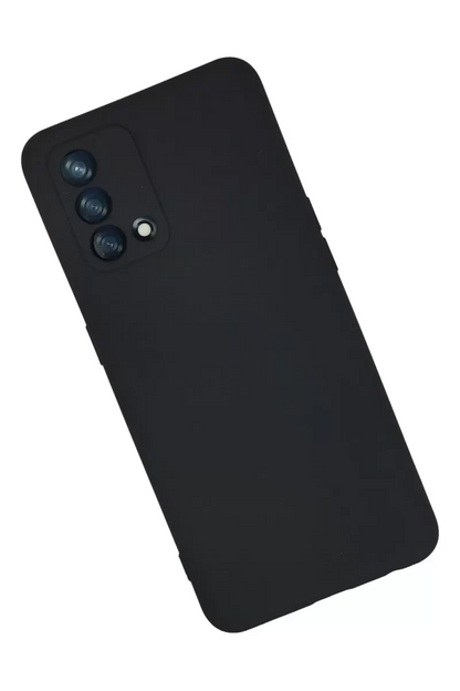 A74 4G Kılıf Nano içi Kadife Silikon - Lacivert