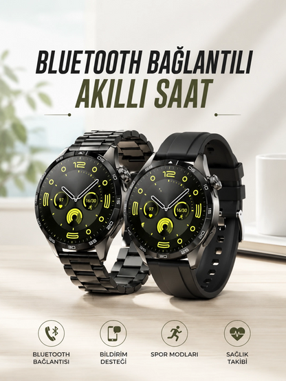 Akıllı Saat Sesli Görüşme, NFC Uyumlu, Bildirim Görme ve Uyku ve Sağlık Takibi