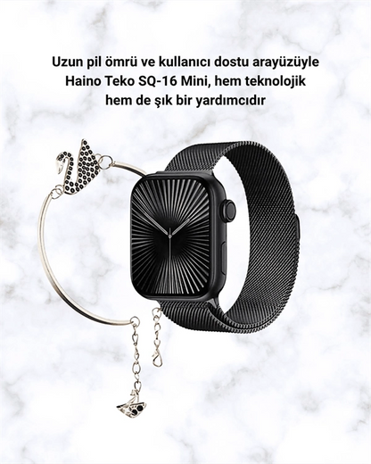 Akıllı Saat SQ-16 Mini Series 10 | Unisex Tasarım, Sağlık ve Spor Takibi