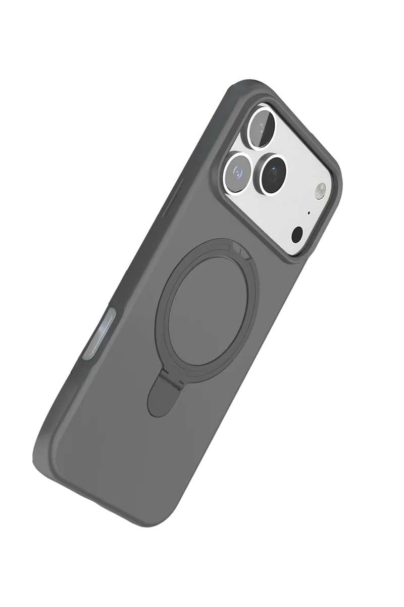 iPhone 17 Pro Max Regal Magsafe Standlı Kapak - Titan Gri